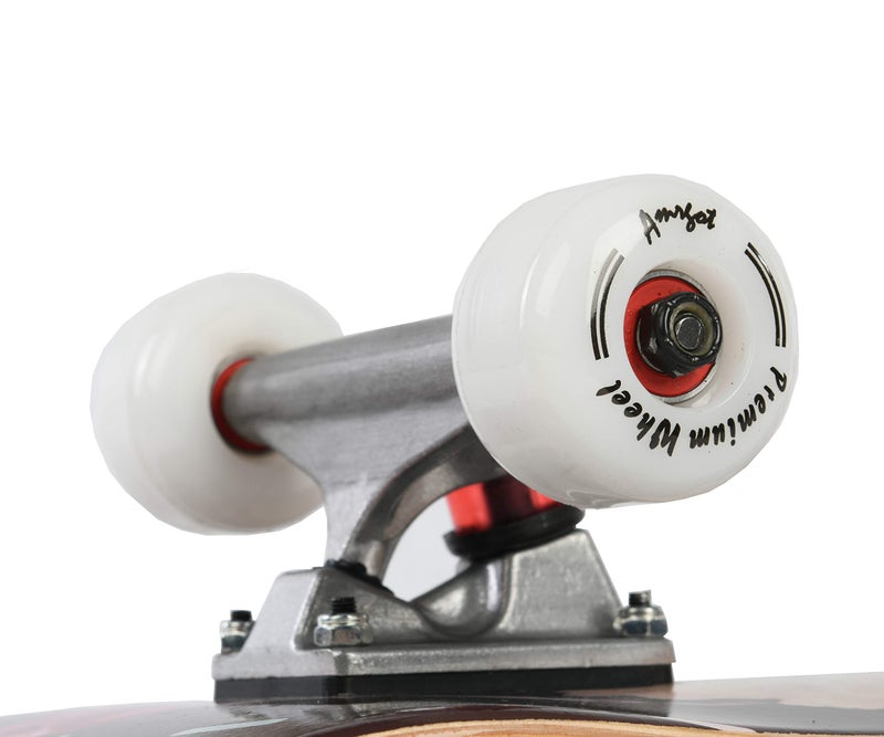 Amrgot Skateboards for Beginners,31 * 8 inches Complete Skateboards for Kids,Boys,Girls and Adults,7 Layer Maple Wood,Double Kick Deck Concave Standard and Tricks Skateboard - Image 4